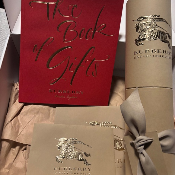 Burberry Cashmere Scarf in Check - Navy - Picture 3 of 4